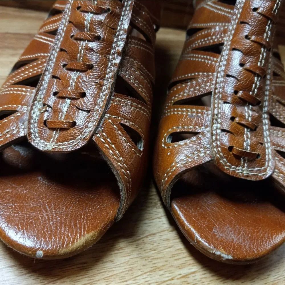 N.Y V.I.P Wedge Sandals - Picture 6 of 8
